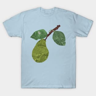 Wabi Sabi Marbled Paper Pear T-Shirt